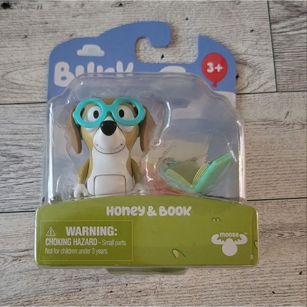 Bluey Figures - Honey with Book